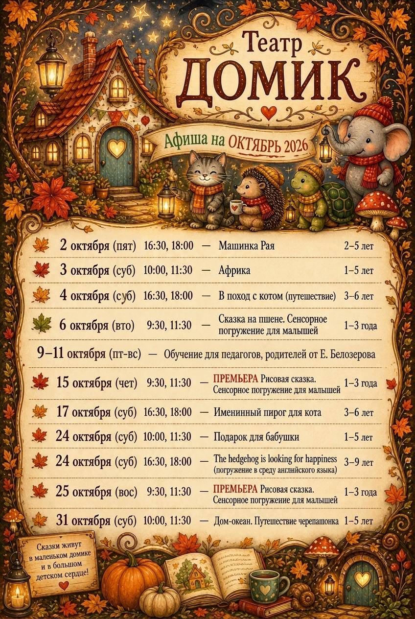 Афиша 10.2026